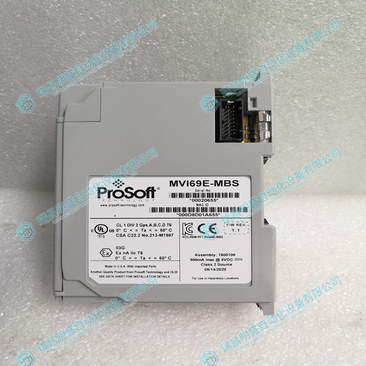 PROSOFT MVI69E-MBS 通訊模塊 