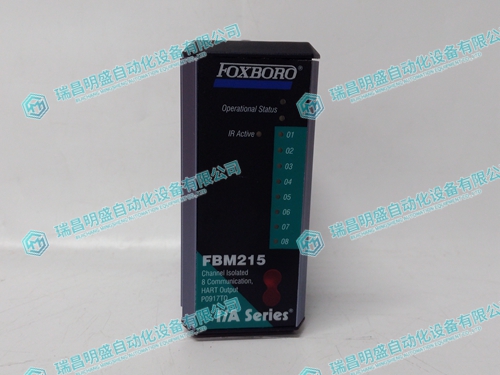 FOXBORO FBM215 P0917TQ現(xiàn)場控制處理器